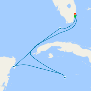 Key West, Mexico & Cayman with Miami Beach Stay