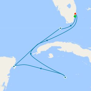 Key West, Mexico & Cayman with Miami Beach Stay