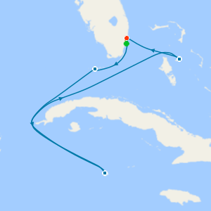 Key West, Cayman & Bahamas with Miami Beach Stay