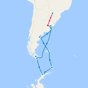 Iguazu Falls & Antarctica from Buenos Aires with Stays