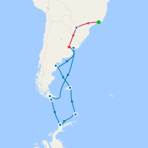 Rio de Janeiro, Iguazu Falls & Antarctica from Buenos Aires