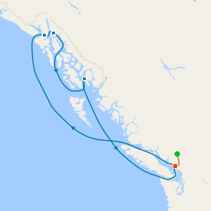 3nt Whistler Stay & Alaska with Hubbard Glacier from Vancouver