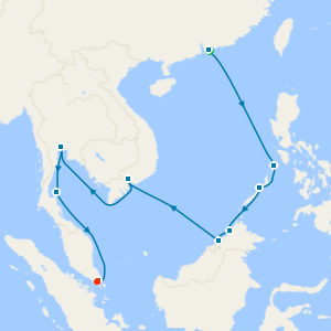 Philippines, Thailand & Vietnam from Hong Kong to Singapore with Stays