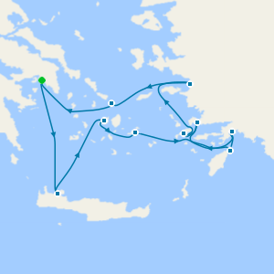 Wonders of the Greek Islands & Aegean Riviera From Athens