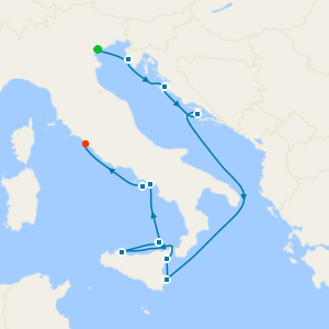 Adriatic, Sicily & the Amalfi Coast From Venice