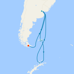 Antarctica & the Falkland Islands From Buenos Aires