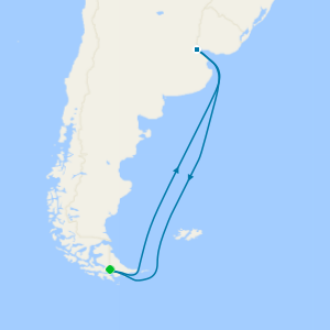 Beyond the Antarctic Circle: Christmas & New Year's Voyage From Buenos Aires