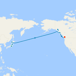 Tokyo Stay, Mt. Fuji, Japan & Alaska to Vancouver & The Killer Whales 