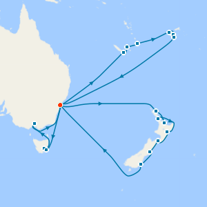 Sydney Stay, Hunter Valley Vineyards, New Zealand, Tasmania & Fiji 