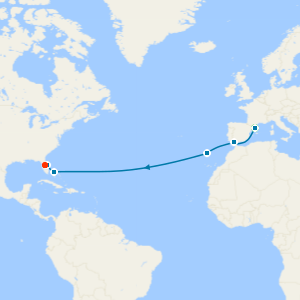 Transatlantic with Barcelona and Orlando Stays