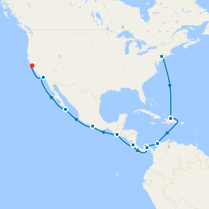 Panama Canal from New York with Stay