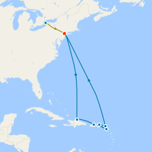 Niagara Falls & Eastern Caribbean from New York with Stays