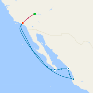 Vegas & Mexican Riviera from Los Angeles with Stays