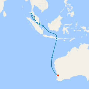 Treasures of Southeast Asia from Singapore to Perth with Stays