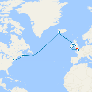 Transatlantic from New York to Southampton with Stay