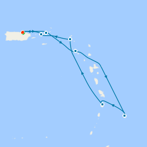 Southern Caribbean from San Juan with Stay