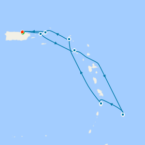 Southern Caribbean from San Juan with Stay