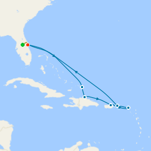 Eastern Caribbean with St. Thomas from Port Canaveral with Orlando Stay