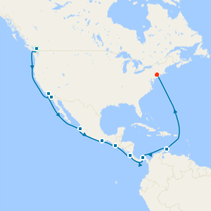 Panama Canal & Pacific Coast with Vancouver and New York Stays
