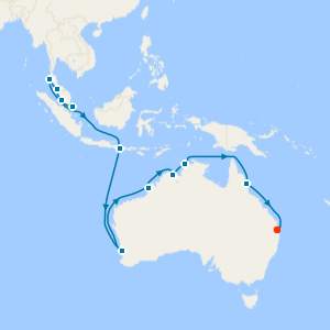 Asia & Australia from Singapore with Stay