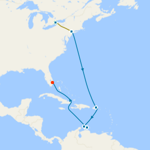 Niagara Falls & Southern Caribbean Islander from New York with Stays