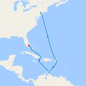 Southern Caribbean Islander with New York and Miami Beach Stays