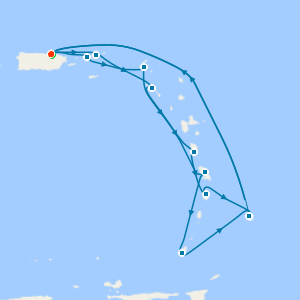 Southern Caribbean Adventurer from San Juan with Stay