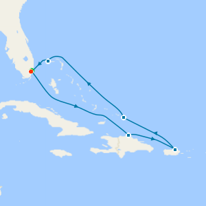 Eastern Caribbean with Puerto Rico with Miami Beach Stay
