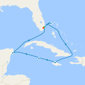 Western Caribbean with Grand Cayman with Miami Beach Stay