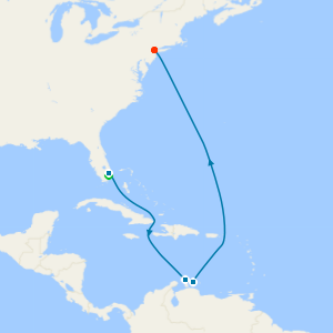 Eastern Caribbean from Ft. Lauderdale with Miami Beach Stay