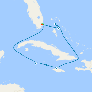 Western Caribbean from Miami with Stay