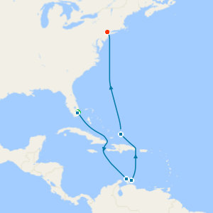 Eastern Caribbean with Miami Beach and New York Stays