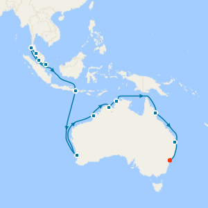 Asia & Australia from Singapore with 1 Nt Stay