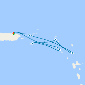 Southern Caribbean from San Juan with Stay