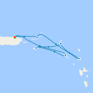 Southern Caribbean from San Juan with Stay