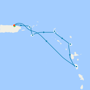 Southern Caribbean from San Juan with Stay