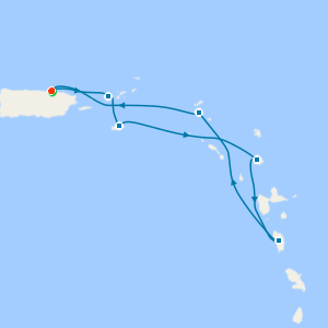 Southern Caribbean Holiday from San Juan with Stay