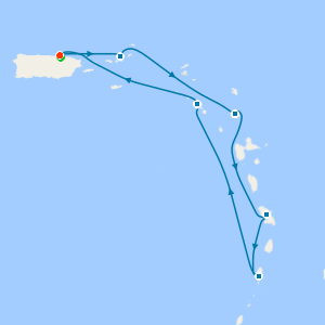 Southern Caribbean from San Juan with Stay