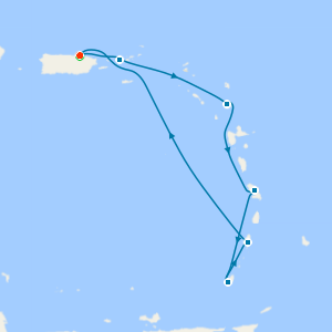 Southern Caribbean from San Juan with Stay