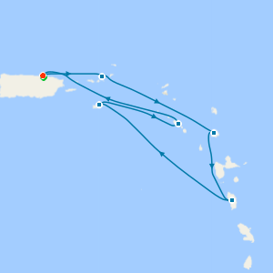 Southern Caribbean from San Juan with Stay