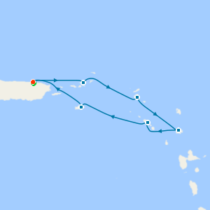 Southern Caribbean from San Juan with Stay