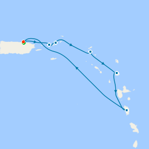 Southern Caribbean from San Juan with Stay