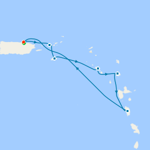 Southern Caribbean from San Juan with Stay