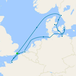 Northern Europe from Dover