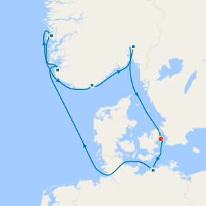 Norwegian Fjords from Copenhagen with Stay