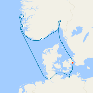 Norwegian Fjords from Copenhagen with Stay