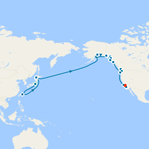 Tokyo Stay, Mt.Fuji, Japan & Alaska to Los Angeles