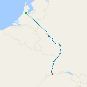 Castles along the Rhine from Amsterdam