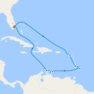 Ultimate Southern Caribbean from Ft. Lauderdale with 1nt Stay