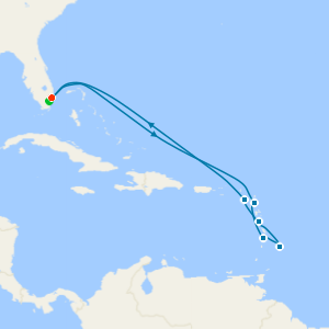 Best of Southern Caribbean from Ft. Lauderdale with 1nt Stay